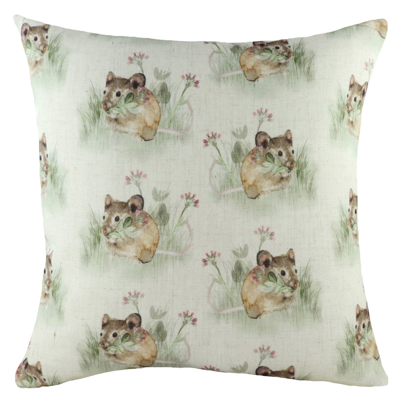 Hedgerow Mice Repeat Cushion Multicolour