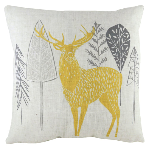 Evans Lichfield Hulder Stag Cushion Cover in Natural
