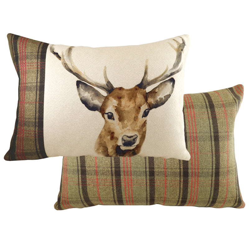 Hunter Stag Rectangular Cushion Multicolour