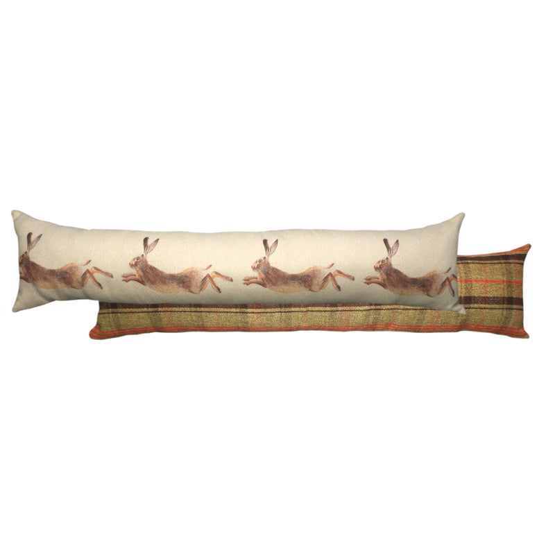 Evans Lichfield Hunter Leaping Hare Draught Excluder in Sand