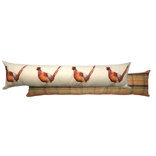 Evans Lichfield Hunter Pheasant Draught Excluder in Rust