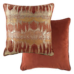 Evans Lichfield Inca Jacquard Cushion Cover in Terracotta