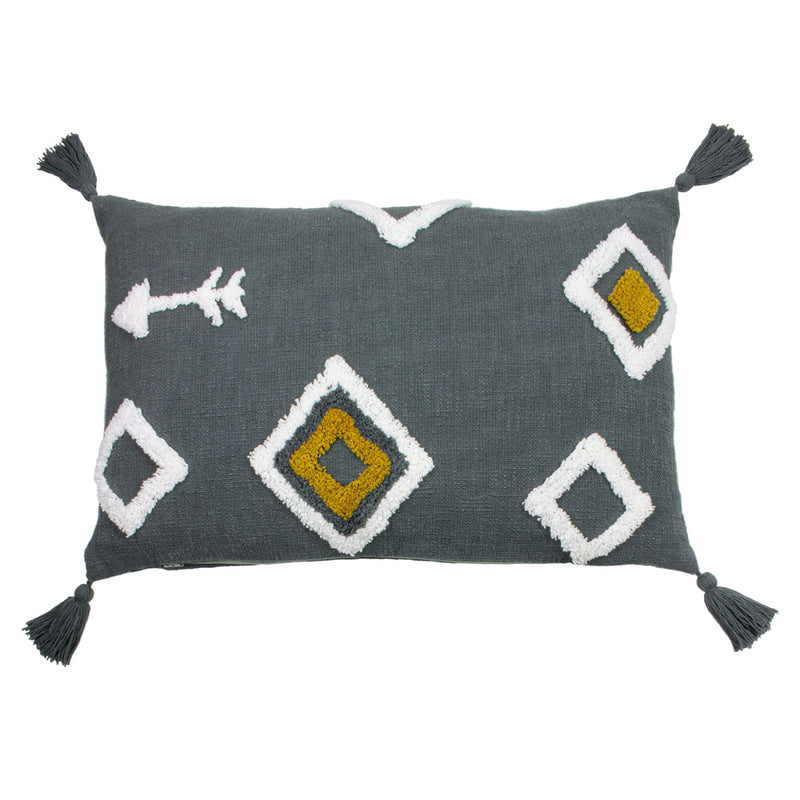 furn. Inka Cushion Cover in Charcoal