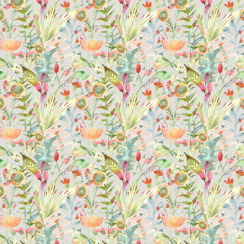 Voyage Maison June Blossom Printed Oil Cloth Fabric (By The Metre) in Harvest