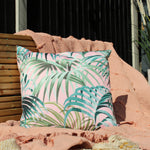 furn. Jungle Outdoor Cushion Cover in Blush/Forest
