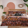furn. Kaihalulu Floral Printed Reversible Duvet Cover Set in Cocoaberry