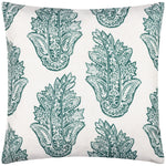 Paoletti Kalindi Paisley Outdoor Cushion Cover in Teal