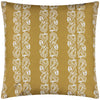 Paoletti Kalindi Stripe Outdoor Cushion Cover in Saffron