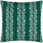 Paoletti Kalindi Stripe Outdoor Cushion Cover in Teal