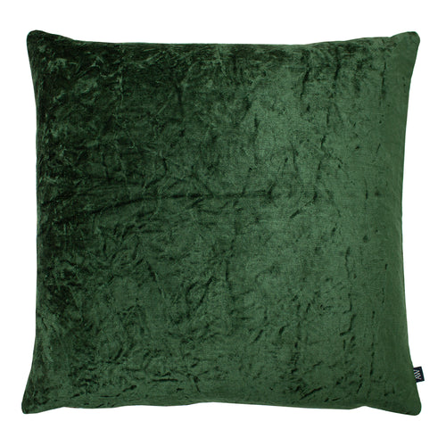 Ashley Wilde Kassaro Crushed Velvet Cushion Cover in Forest