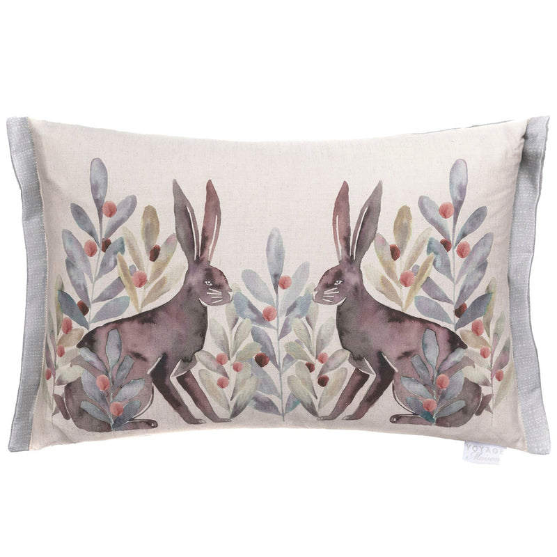 Voyage Maison Kensuri Printed Cushion Cover in Mulberry