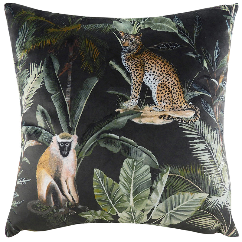 Kibale Jungle Animals Cushion Multicolour