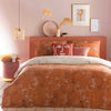 furn. Kindred Abstract Faces Duvet Cover Set in Apricot