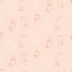 furn. Kindred Wallpaper Sample in Blush Pink
