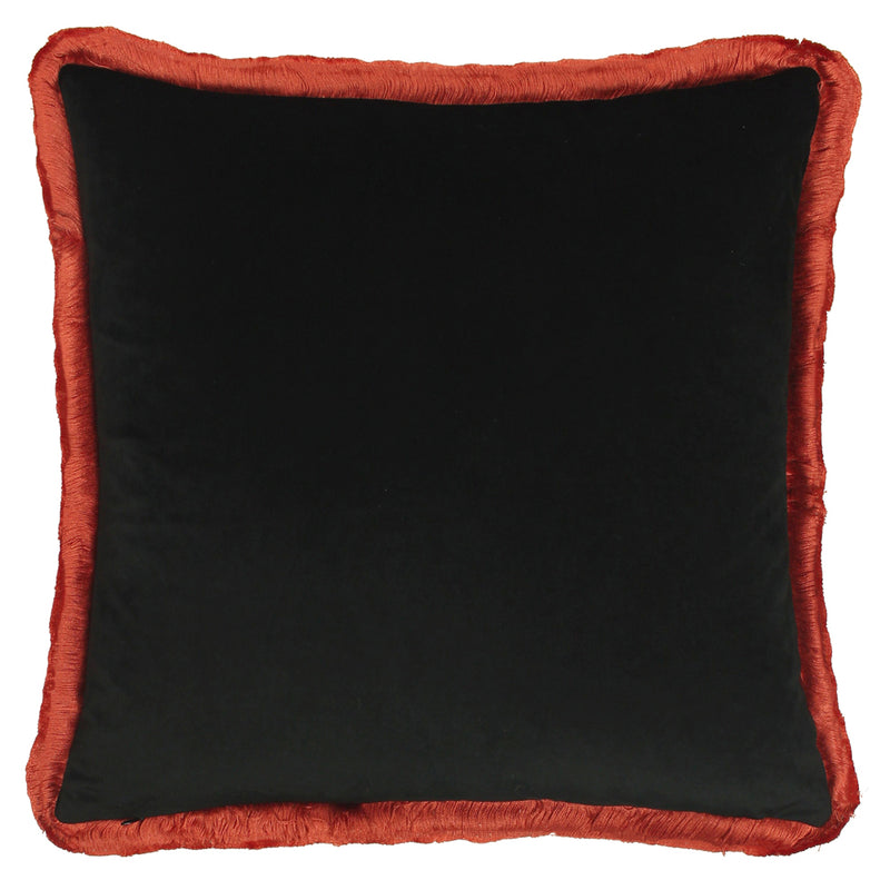 Paoletti Kitraya Leopard Cushion Cover in Paprika