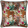 Wylder Kali Jungle Tigers Cushion Cover in Ivory
