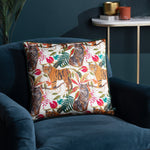Wylder Kali Jungle Tigers Cushion Cover in Ivory