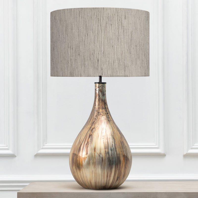 Plain Gold Lighting - Allegra  & Otaru Eva  Complete Table Lamp Glass/Bamboo Voyage Maison