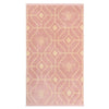 furn. Bee Deco Geometric Jacquard Towels in Blush