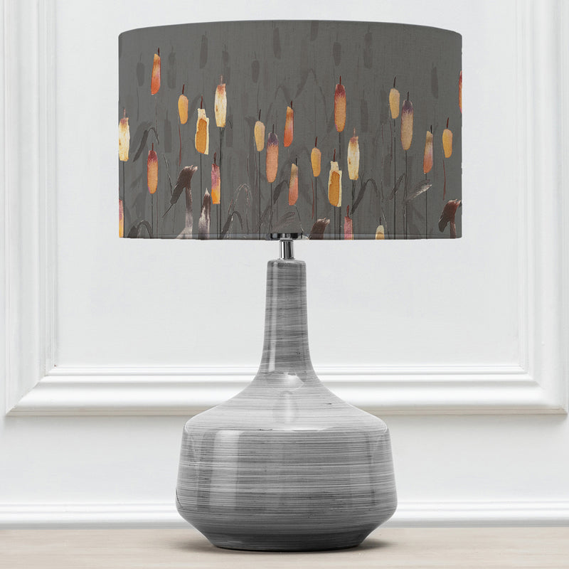 Floral Grey Lighting - Eris  & Orientalis Eva  Complete Table Lamp Slate/Amber Voyage Maison