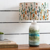 Abstract Blue Lighting - Javary  & Arley Eva  Complete Table Lamp Mineral/Peridot Voyage Maison