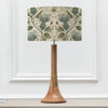Floral Brown Lighting - Kinross  & Varys Eva  Complete Table Lamp Mango/Lichen Linen Voyage Maison
