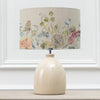Floral Cream Lighting - Leura  & Patrice Eva  Complete Table Lamp Cream/Loganberry Voyage Maison