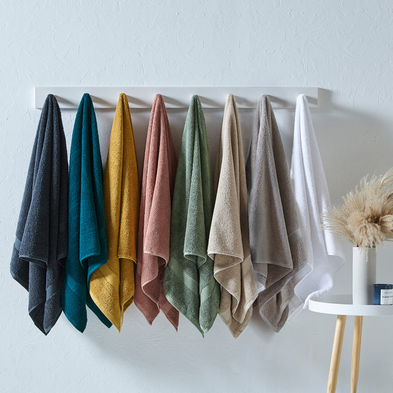 Yard Loft Signature Combed Cotton Towels in Ochre