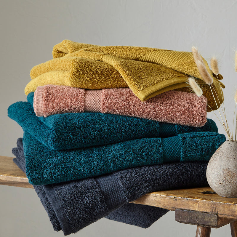 Yard Loft Signature Combed Cotton Towels in Teal