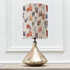 Abstract Gold Lighting - Luna  & Arwen Anna  Complete Table Lamp Glass/Rosewater Additions