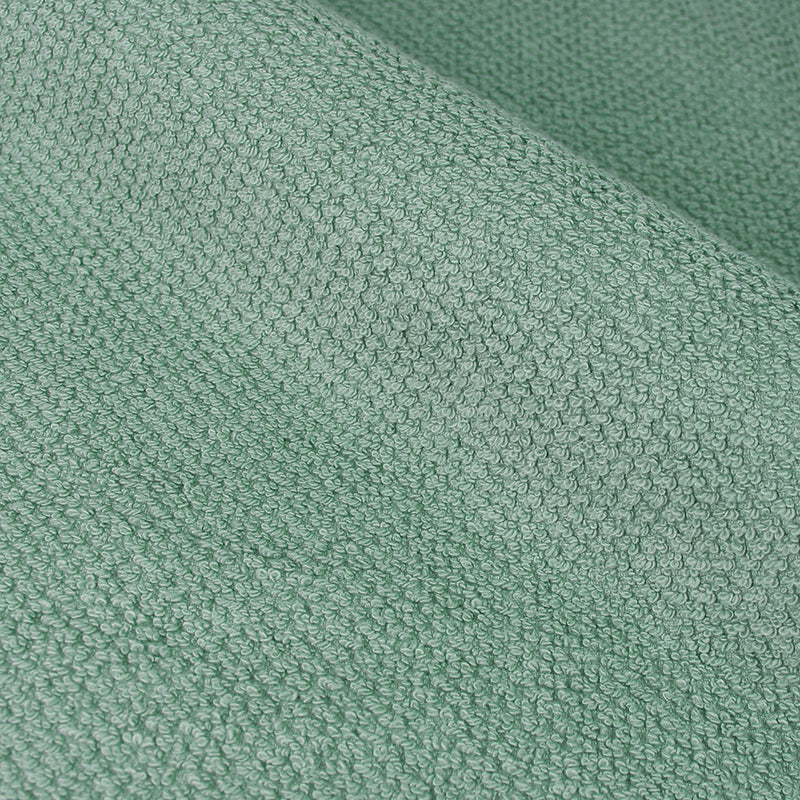 furn. Textured Weave Towels in Smoke Green