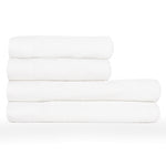 furn. Textured Weave Towels in White