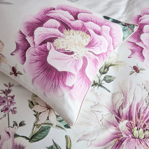 Paoletti Krista Floral Pillowcase in Lilac