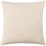 Yard Lark Muslin Crinkle Cotton Cushion Cover in Natural