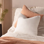 Yard Lark Muslin Crinkle Cotton Cushion Cover in White