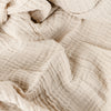Plain Beige Throws - Lark Muslin Cotton Throw Natural Yard