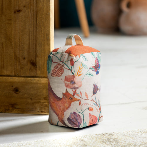 Voyage Maison Leaping Into The Fauna Door Stop in Linen