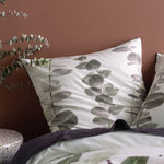 Linen House Alice Grandiflora Pillow Sham in Ivory/Green