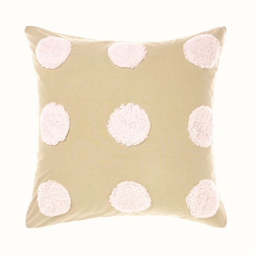 Linen House Haze Tufted Pillow Sham in Pink/Sand