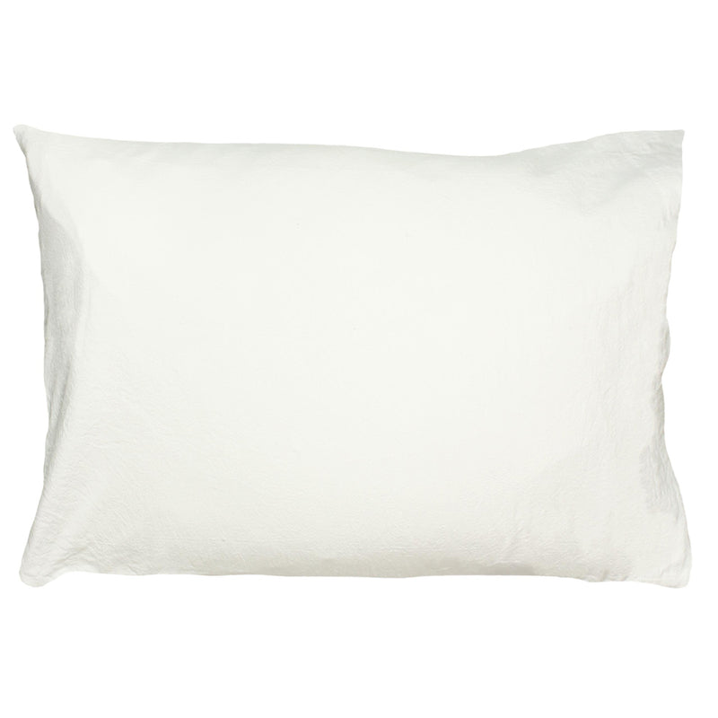 Linen House Manisha Medallion Tufted Pillowcase in White