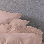 Linen House Nimes Linen Duvet Cover Set in Rose