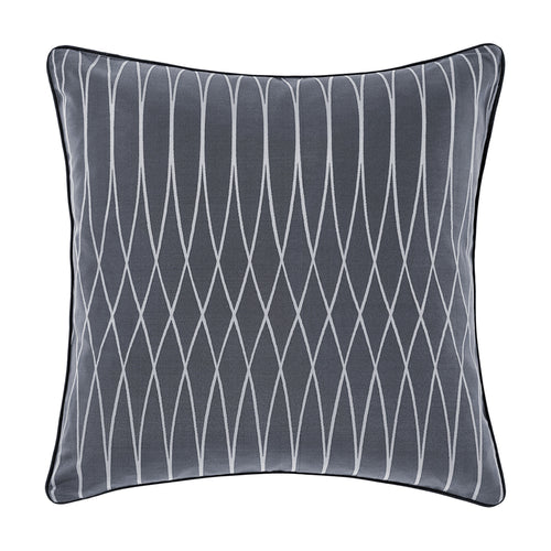 Linen House Northbrook Geometric Cushion Cover in Indigo