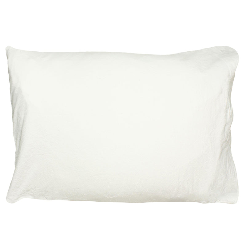 Palm Springs Ogee Tufted Pillowcase White