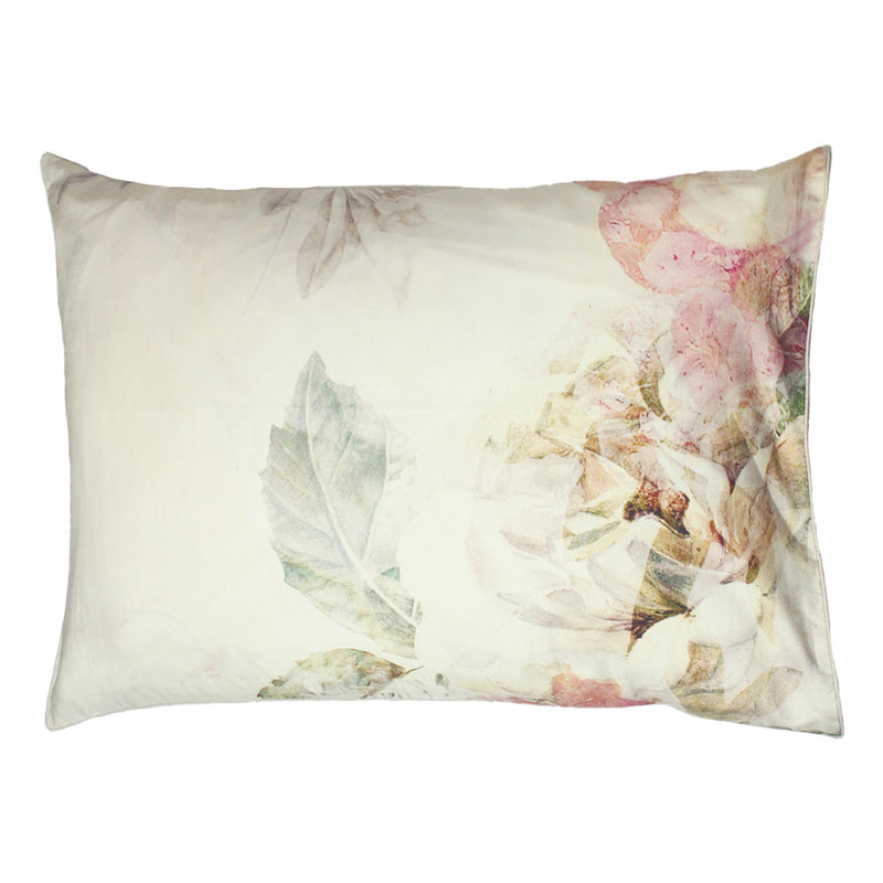 Sansa Floral Pillowcase White
