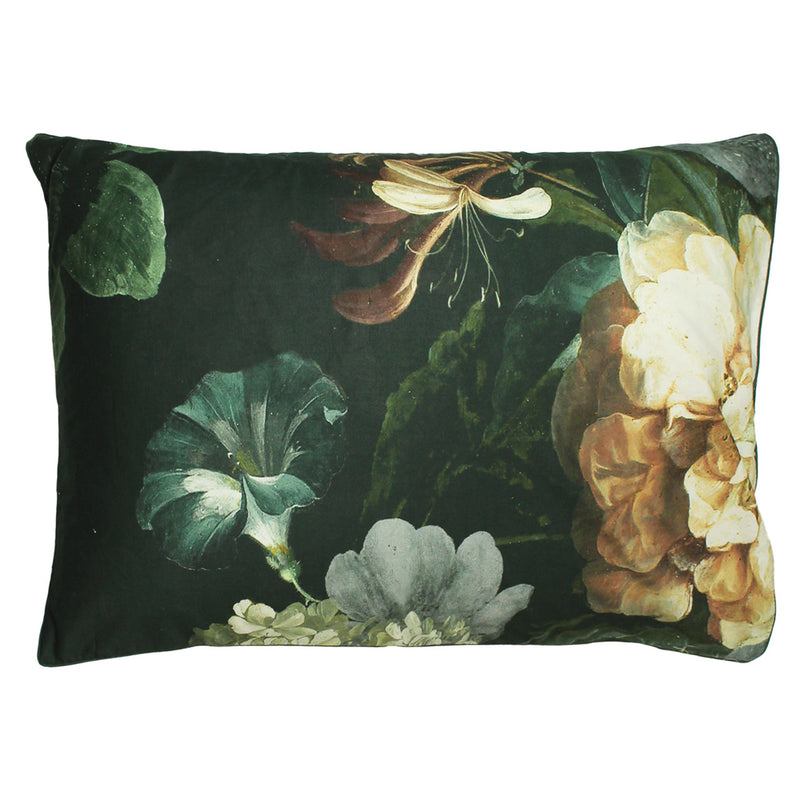 Winona Dark Botanical Pillowcase Ivy