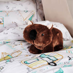 Linen House Kids Wombat Kids Plush Toy in Brown