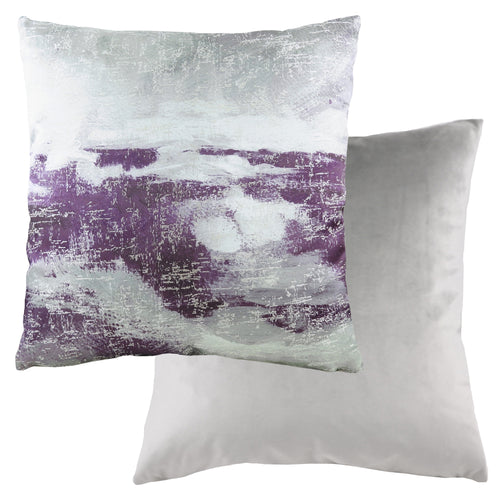 Evans Lichfield Landscape Cushion Cover in Steel/Purple