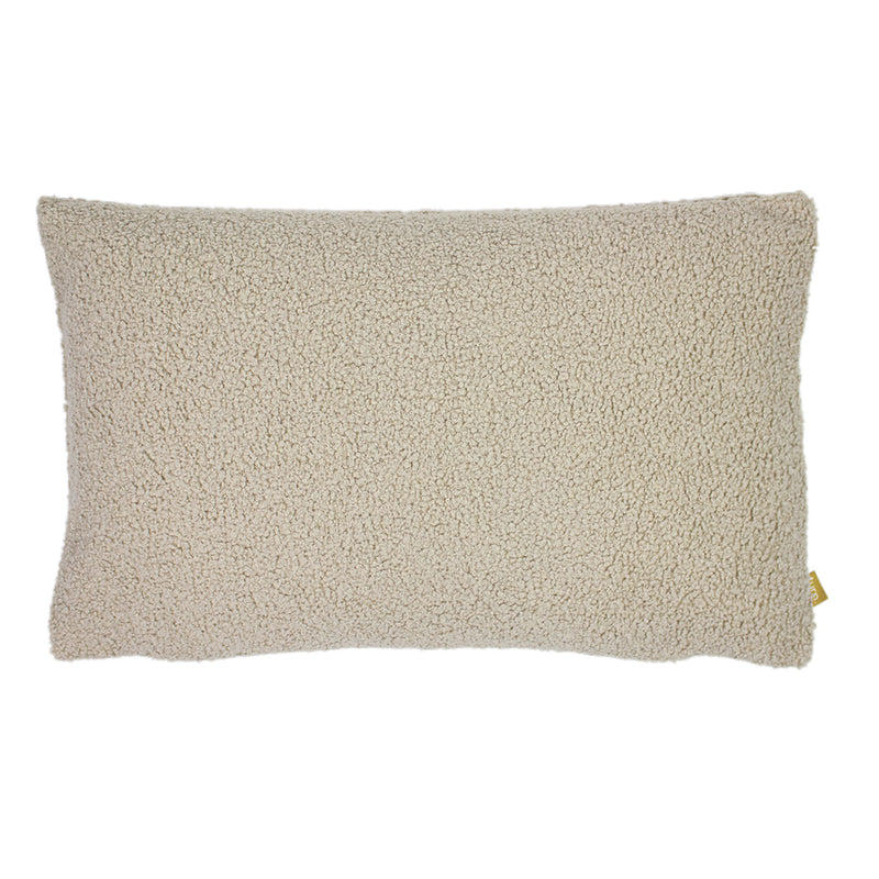 furn. Malham Fleece Rectangular Cushion Cover in Latte