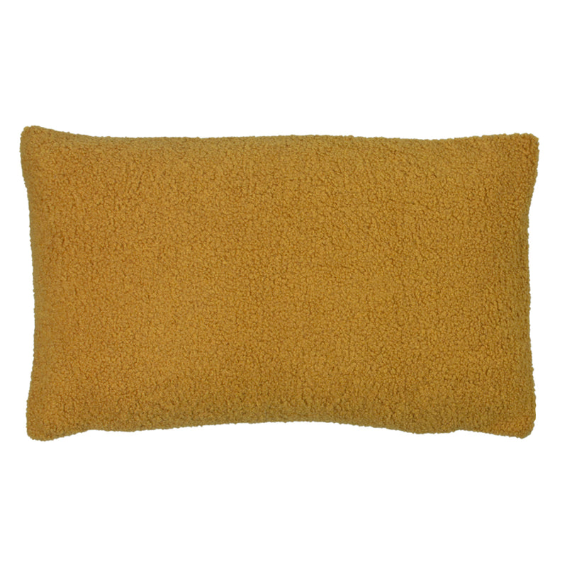 Malham Fleece Rectangular Cushion Saffron
