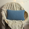 furn. Malham Fleece Rectangular Cushion Cover in Wedgewood